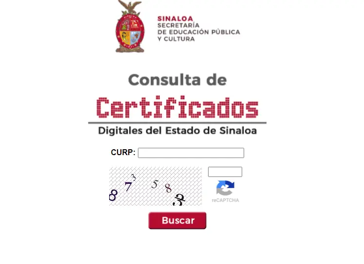 Certificado de primaria Sinaloa